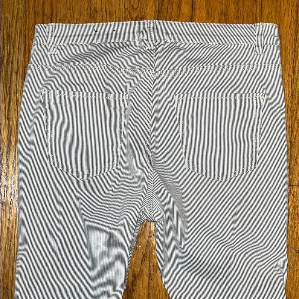 H&M L.O.G.G. Blue and White Striped Jeans Size 14